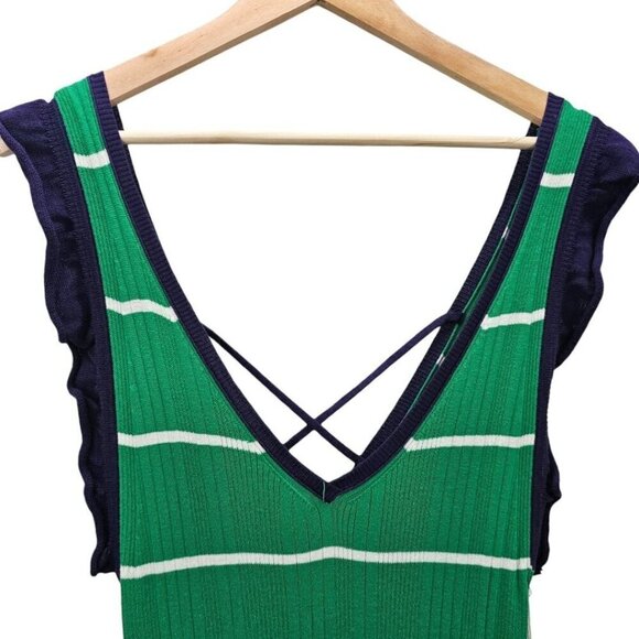 Anthropologie Daily Practice Womens M Striped Knitted Midi Dress  NWT - Picture 4 of 14